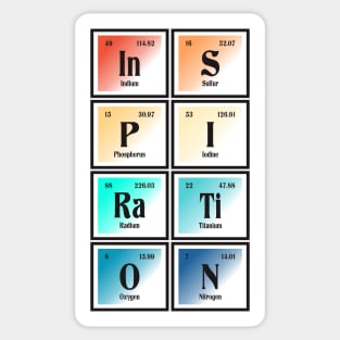 Inspiration | Periodic Table of Elements Sticker